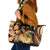 Personalised Aloha Hawaii Lanai Island Leather Tote Bag Pineapple Isle Map Sea Turtle Plumeria