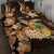 Personalised Aloha Hawaii Lanai Island Quilt Bed Set Pineapple Isle Map Sea Turtle Plumeria