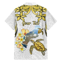 Personalised Aloha Hawaii Niihau Island Family Matching Summer Maxi Dress and Hawaiian Shirt Forbidden Isle Map Shell Lei LT14 - Polynesian Pride