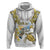 Personalised Aloha Hawaii Niihau Island Hoodie Forbidden Isle Map Shell Lei