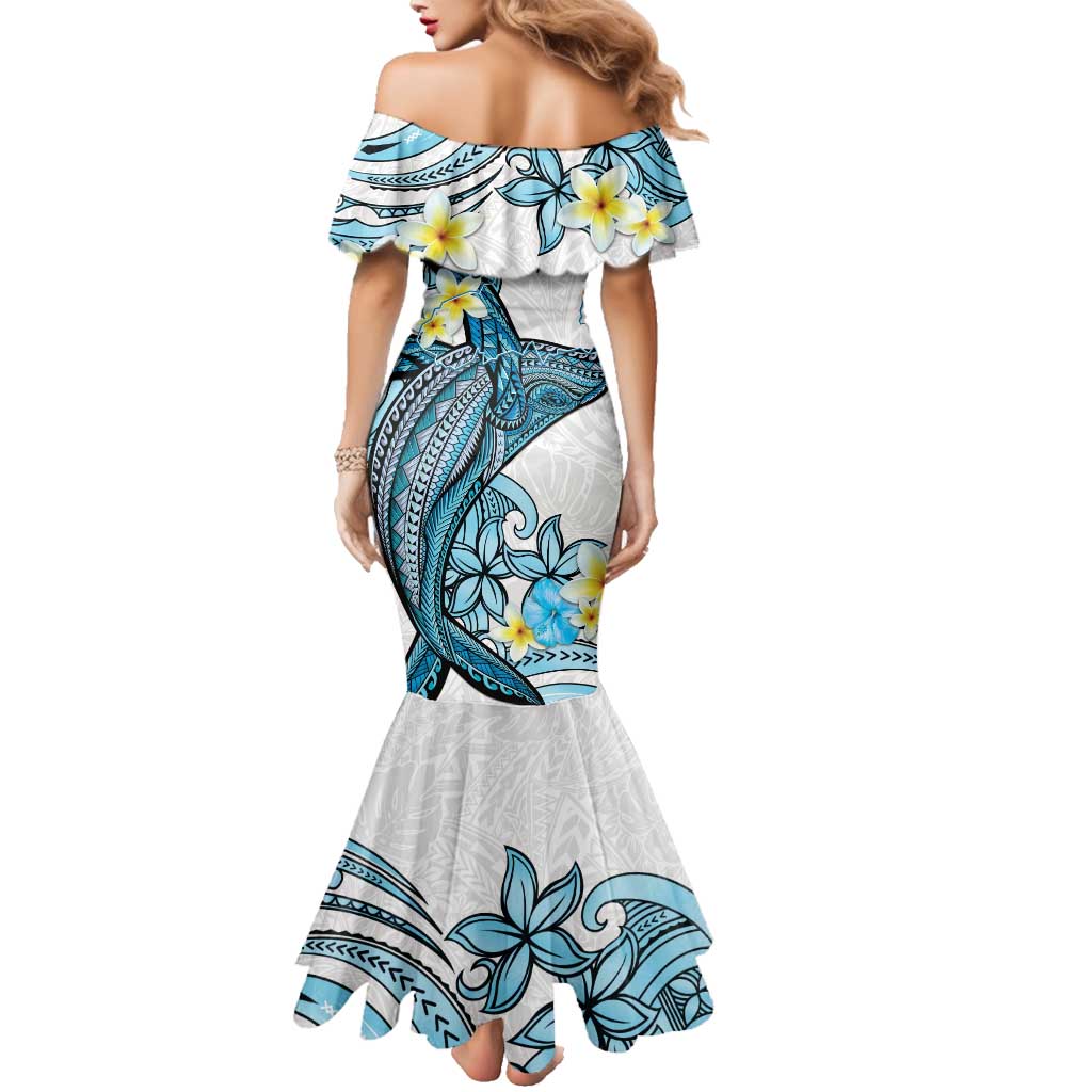 Personalised Aloha Hawaii Kahoolawe Island Family Matching Mermaid Dress and Hawaiian Shirt Target Isle Map With Humpback Whale LT14 - Polynesian Pride
