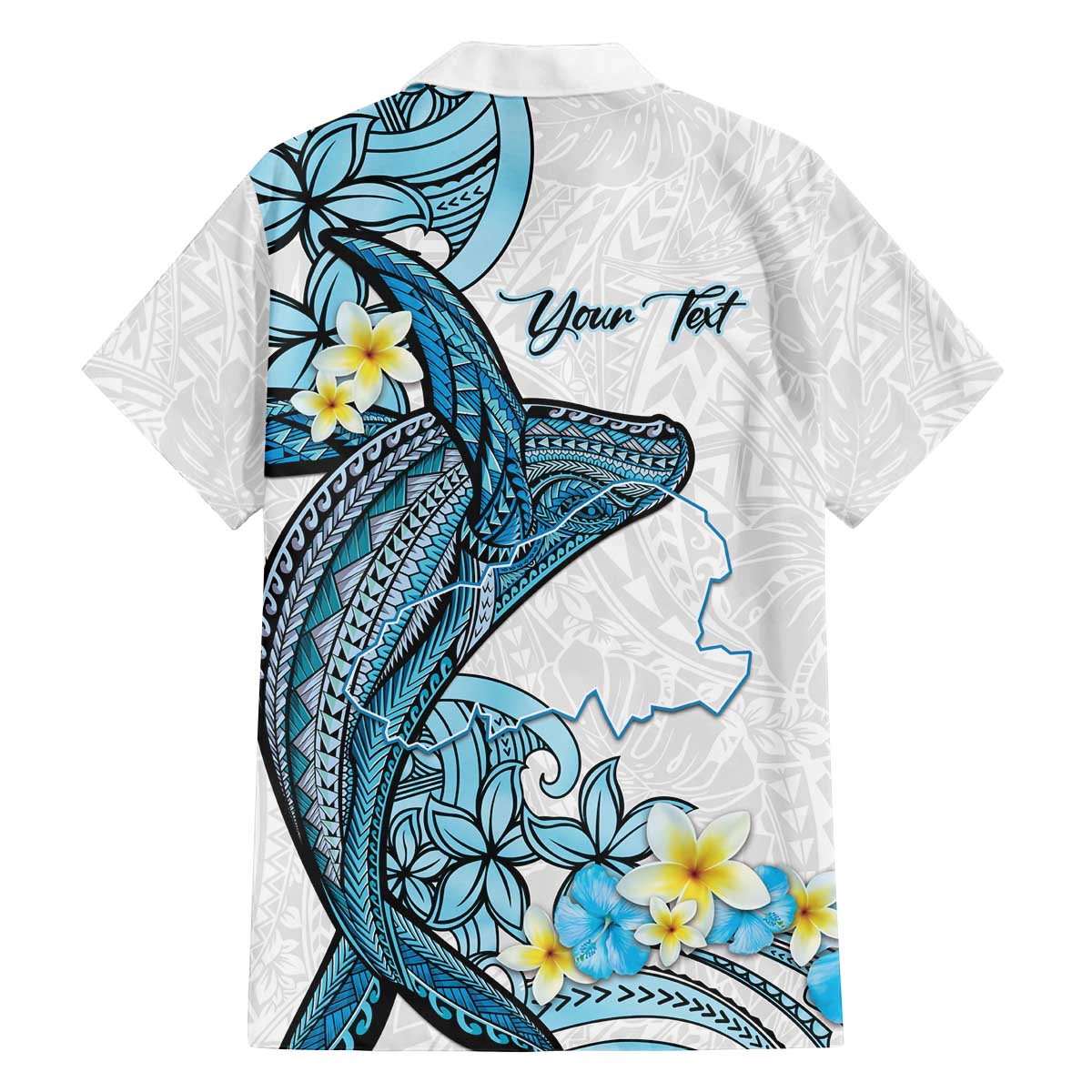 Personalised Aloha Hawaii Kahoolawe Island Family Matching Off The Shoulder Long Sleeve Dress and Hawaiian Shirt Target Isle Map With Humpback Whale LT14 - Polynesian Pride