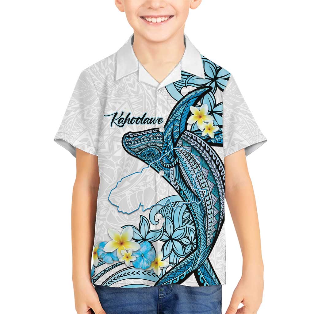 Personalised Aloha Hawaii Kahoolawe Island Family Matching Summer Maxi Dress and Hawaiian Shirt Target Isle Map With Humpback Whale