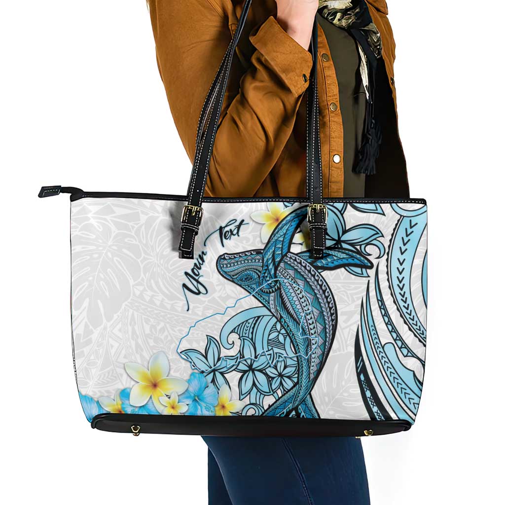 Personalised Aloha Hawaii Kahoolawe Island Leather Tote Bag Target Isle Map With Humpback Whale