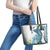Personalised Aloha Hawaii Kahoolawe Island Leather Tote Bag Target Isle Map With Humpback Whale