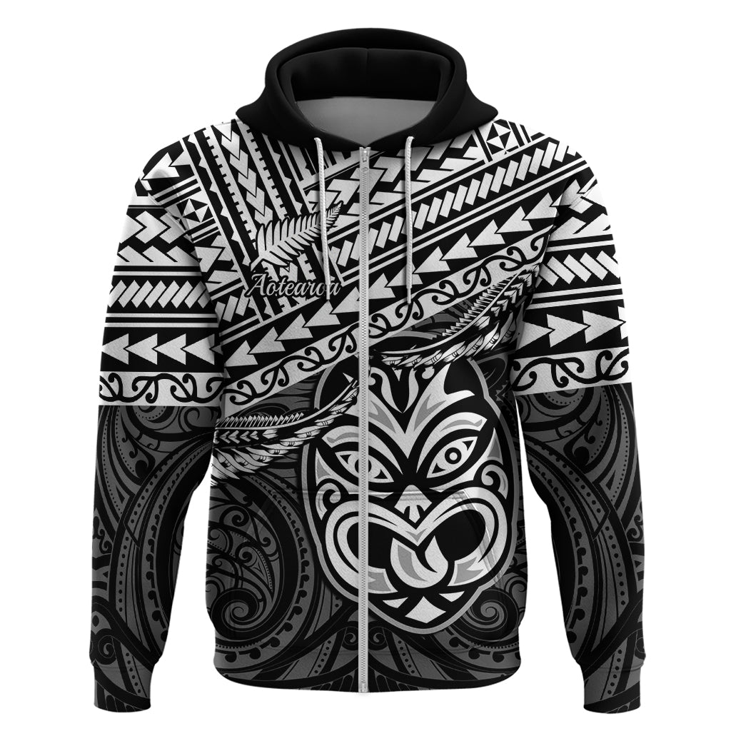 Custom Matariki New Zealand Hoodie Maori New Year Tiki Black Version LT14