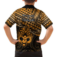 Matariki New Zealand Hawaiian Shirt Maori New Year Tiki Gold Version LT14