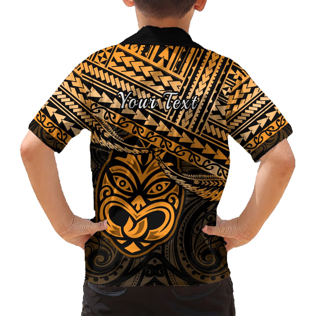 Personalised Matariki New Zealand Hawaiian Shirt Maori New Year Tiki Gold Version LT14