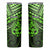 Matariki New Zealand Skinny Tumbler Maori New Year Tiki Green Version
