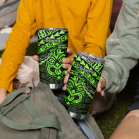 Matariki New Zealand Tumbler Cup Maori New Year Tiki Green Version