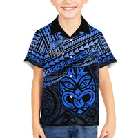 Matariki New Zealand Hawaiian Shirt Maori New Year Tiki Blue Version LT14