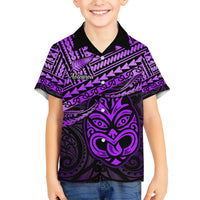 Matariki New Zealand Hawaiian Shirt Maori New Year Tiki Purple Version LT14