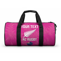 Custom New Zealand Silver Fern Rugby Duffle Bag Go Aotearoa - Pink Version LT14 One size Pink - Polynesian Pride