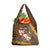 Personalised Tonga Language Week Grocery Bag Malo e Lelei Tongan Ngatu Pattern - Brown
