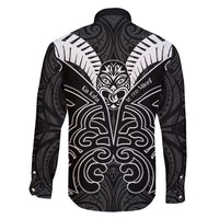 Kia Kaha Te Reo Maori Family Matching Tank Maxi Dress and Hawaiian Shirt Aotearoa Hei Tiki With Hongi LT14 - Polynesian Pride