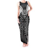 Kia Kaha Te Reo Maori Tank Maxi Dress Aotearoa Hei Tiki With Hongi