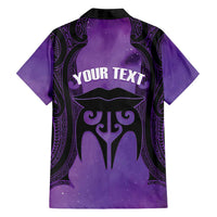 Personalised New Zealand Suffrage Day Family Matching Long Sleeve Bodycon Dress and Hawaiian Shirt Maori Tattoo Galaxy Vibe LT14 - Polynesian Pride