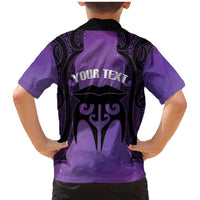 Personalised New Zealand Suffrage Day Family Matching Mermaid Dress and Hawaiian Shirt Maori Tattoo Galaxy Vibe LT14 - Polynesian Pride