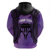 Personalised New Zealand Suffrage Day Hoodie Maori Tattoo Galaxy Vibe - Polynesian Pride