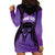 Personalised New Zealand Suffrage Day Hoodie Dress Maori Tattoo Galaxy Vibe - Polynesian Pride