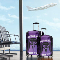 Personalised New Zealand Suffrage Day Luggage Cover Maori Tattoo Galaxy Vibe LT14 - Polynesian Pride