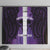 Personalised New Zealand Suffrage Day Window Curtain Maori Tattoo Galaxy Vibe - Polynesian Pride