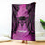 Personalised Moko Kauae New Zealand Blanket Maori Chin Tattoo Pink - Polynesian Pride