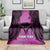Personalised Moko Kauae New Zealand Blanket Maori Chin Tattoo Pink - Polynesian Pride