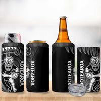 New Zealand Silver Fern Rugby 4 in 1 Can Cooler Tumbler All Black Koru Maori LT14 - Polynesian Pride