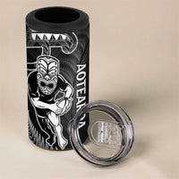 New Zealand Silver Fern Rugby 4 in 1 Can Cooler Tumbler All Black Koru Maori LT14 - Polynesian Pride