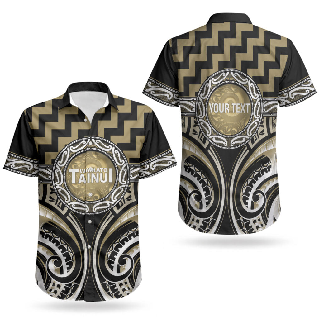 Aotearoa Waikato Tainui Personalised Couples Matching Mermaid Dress and Hawaiian Shirt Maori Iwi Poutama Puhoro Tattoo LT14 - Polynesian Pride