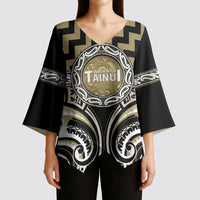 Aotearoa Waikato Tainui Personalised Kimono Sleeve Blouse Maori Iwi Poutama Puhoro Tattoo LT14 - Polynesian Pride
