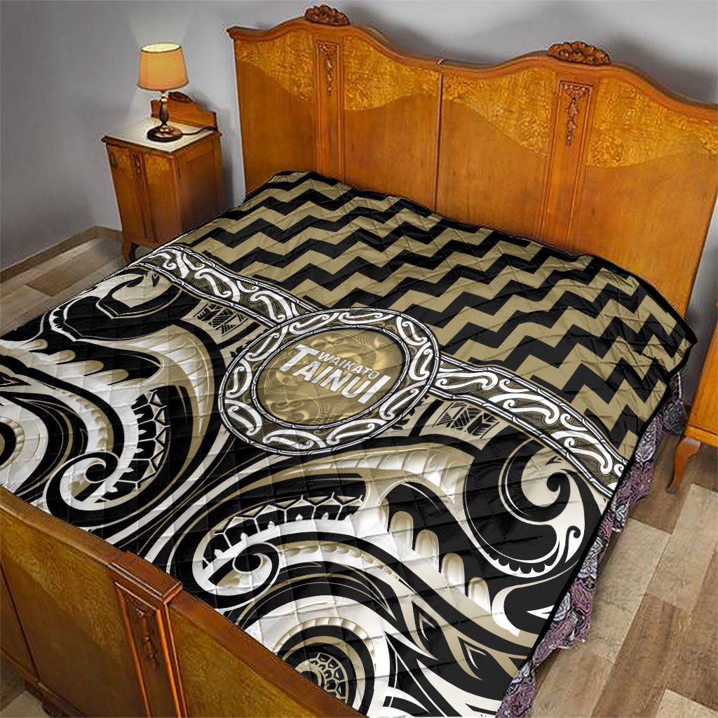 Aotearoa Waikato Tainui Quilt Maori Iwi Poutama Puhoro Tattoo LT14 - Polynesian Pride