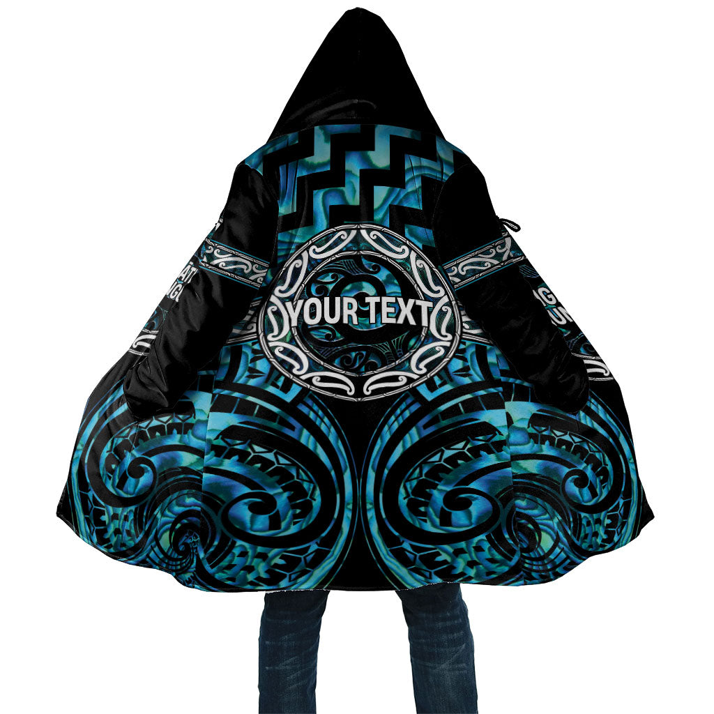 Aotearoa Ngati Kahungunu Personalised Cloak Maori Iwi Poutama Puhoro Tattoo LT14 Unisex Turquoise - Polynesian Pride