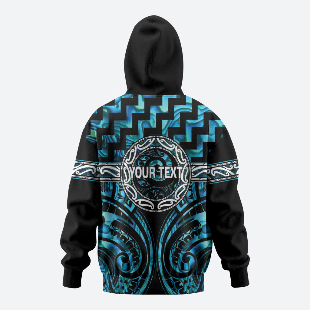Aotearoa Ngati Kahungunu Personalised Hoodie Maori Iwi Poutama Puhoro Tattoo LT14 - Polynesian Pride