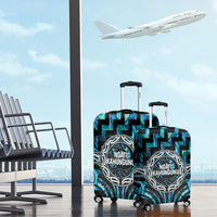 Aotearoa Ngati Kahungunu Luggage Cover Maori Iwi Poutama Puhoro Tattoo LT14 - Polynesian Pride