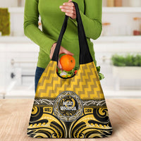 Aotearoa Ngati Whatua Grocery Bag Maori Iwi Poutama Puhoro Tattoo LT14 - Polynesian Pride