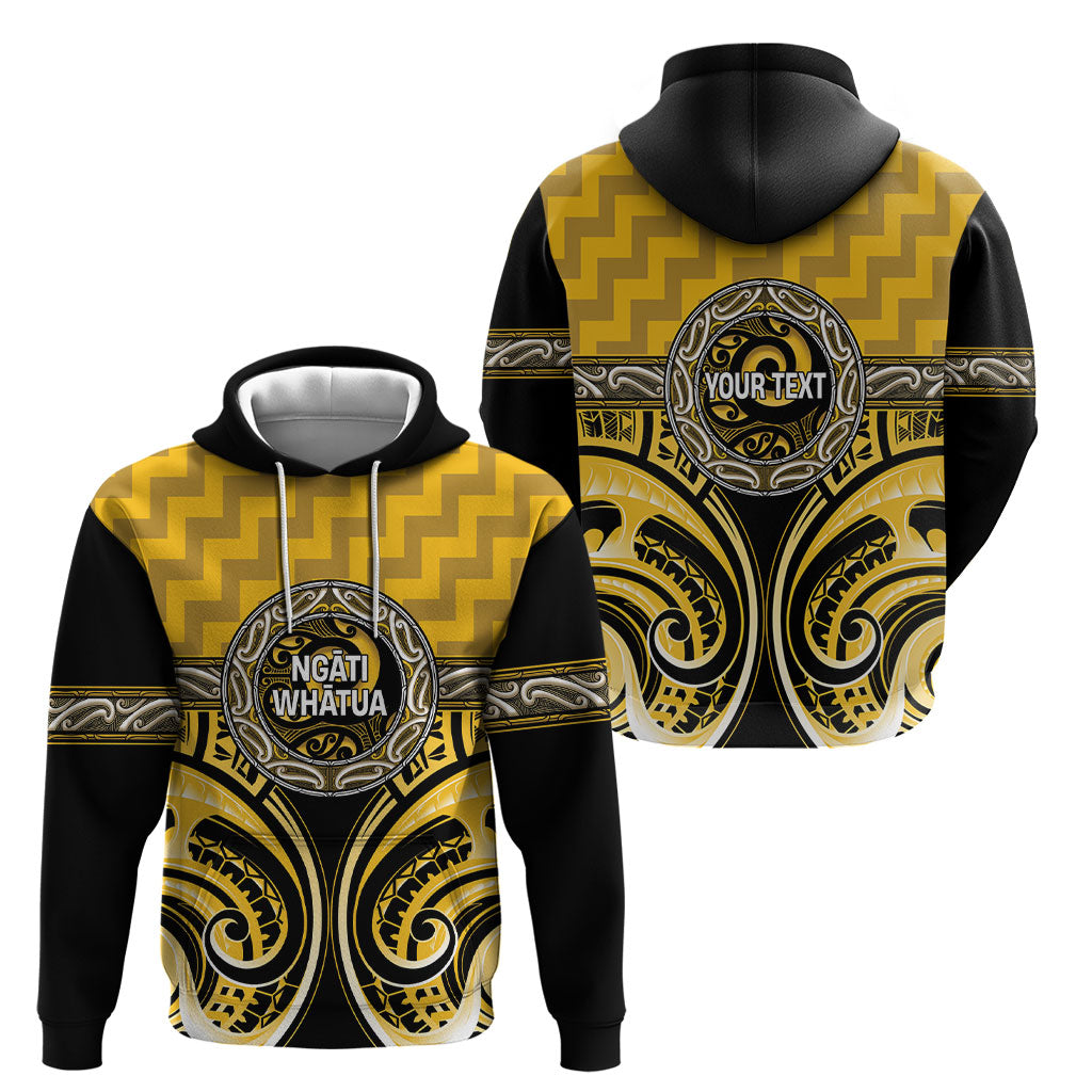 Aotearoa Ngati Whatua Personalised Hoodie Maori Iwi Poutama Puhoro Tattoo LT14 - Polynesian Pride