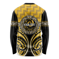 Aotearoa Ngati Whatua Personalised Long Sleeve Shirt Maori Iwi Poutama Puhoro Tattoo LT14 - Polynesian Pride