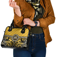 Aotearoa Ngati Whatua Shoulder Handbag Maori Iwi Poutama Puhoro Tattoo LT14 - Polynesian Pride