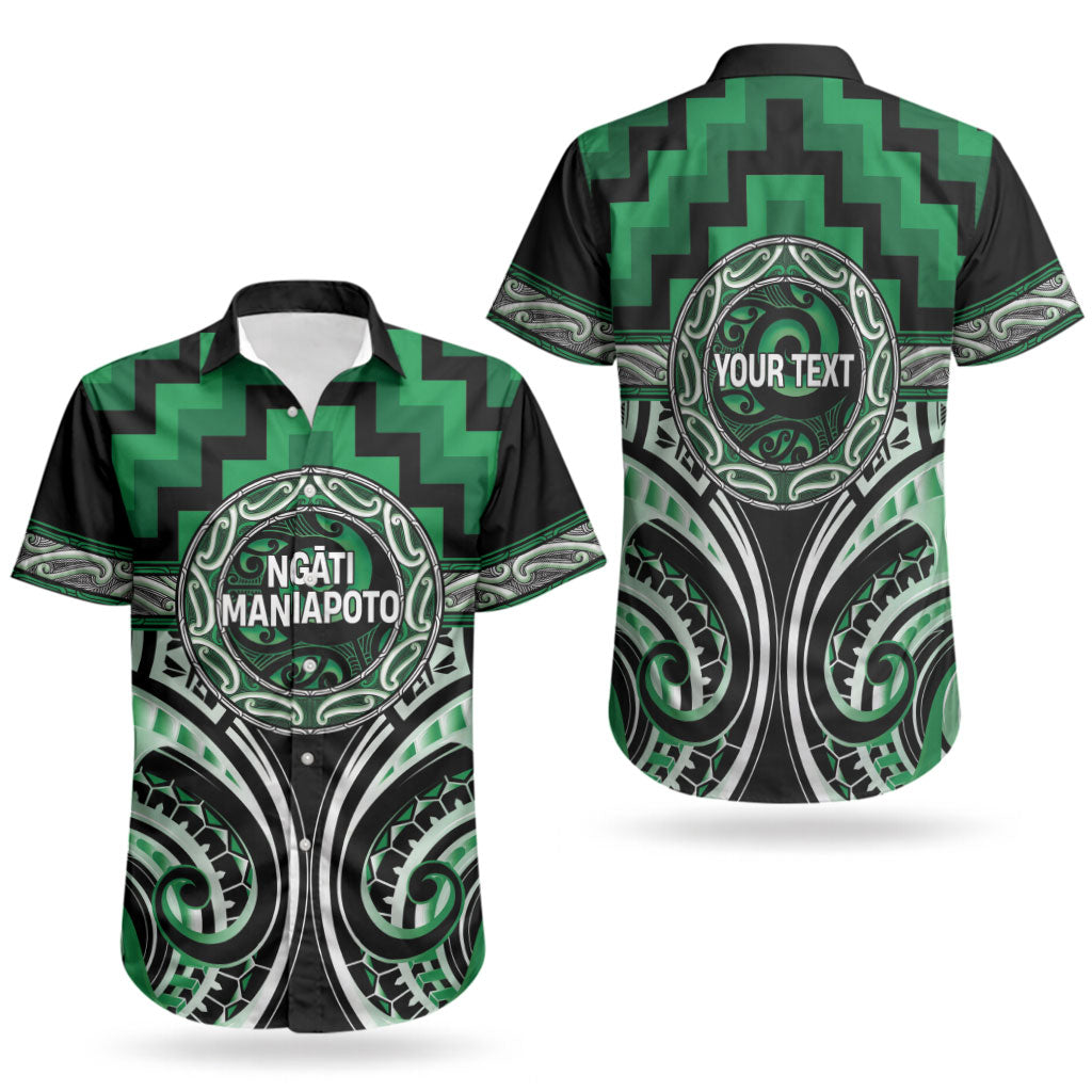 Aotearoa Ngati Maniapoto Personalised Couples Matching Off Shoulder Maxi Dress and Hawaiian Shirt Maori Iwi Poutama Puhoro Tattoo LT14 - Polynesian Pride