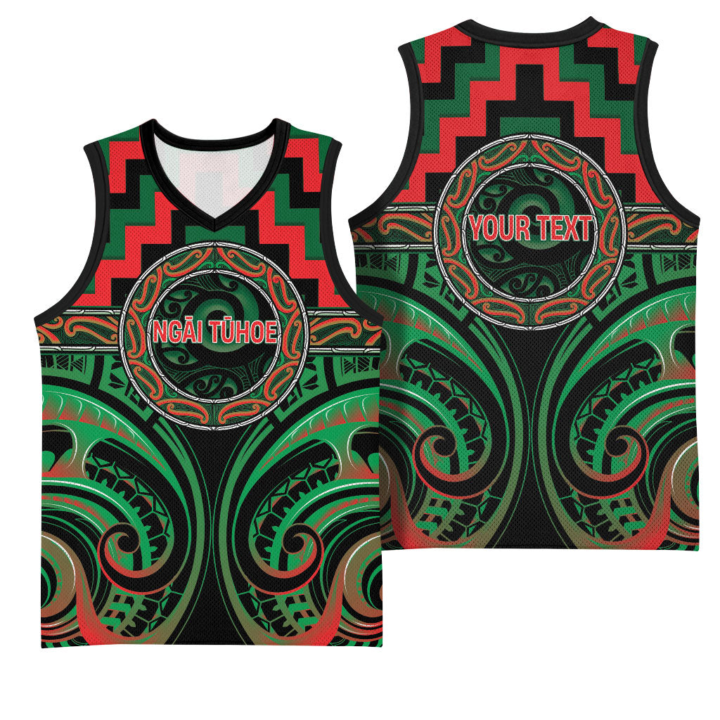 Aotearoa Ngai Tuhoe Personalised Basketball Jersey Maori Iwi Poutama Puhoro Tattoo LT14 - Polynesian Pride