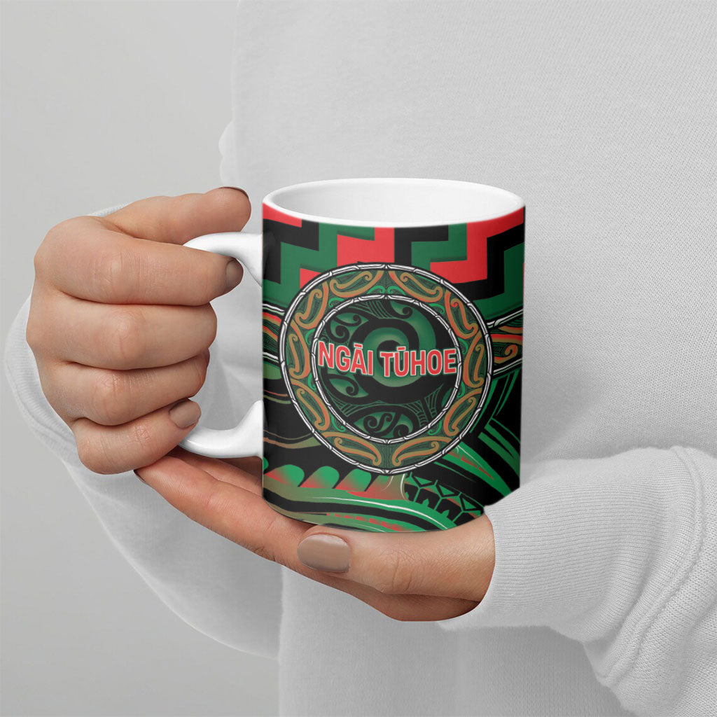 Aotearoa Ngai Tuhoe Personalised Ceramic Mug Maori Iwi Poutama Puhoro Tattoo LT14 - Polynesian Pride
