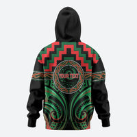 Aotearoa Ngai Tuhoe Personalised Hoodie Maori Iwi Poutama Puhoro Tattoo LT14 - Polynesian Pride