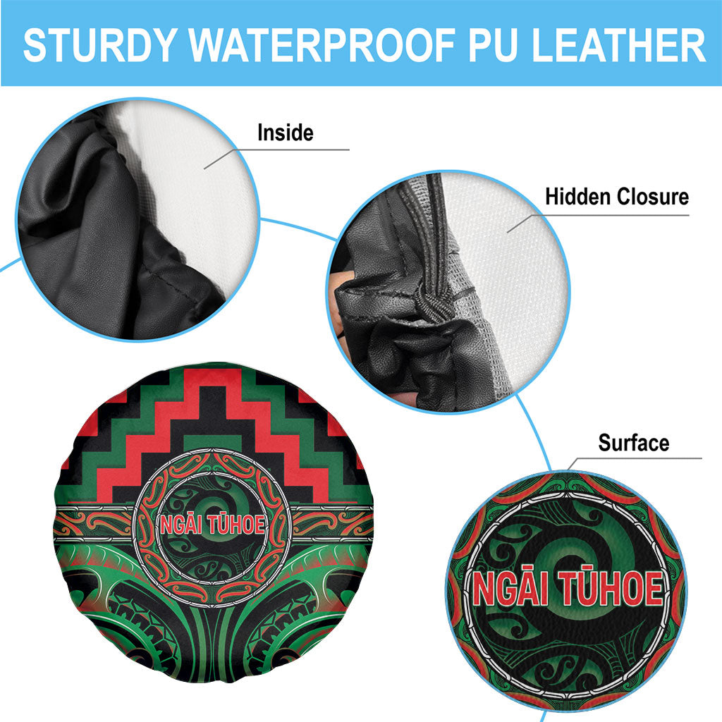 Aotearoa Ngai Tuhoe Spare Tire Cover Maori Iwi Poutama Puhoro Tattoo LT14 - Polynesian Pride