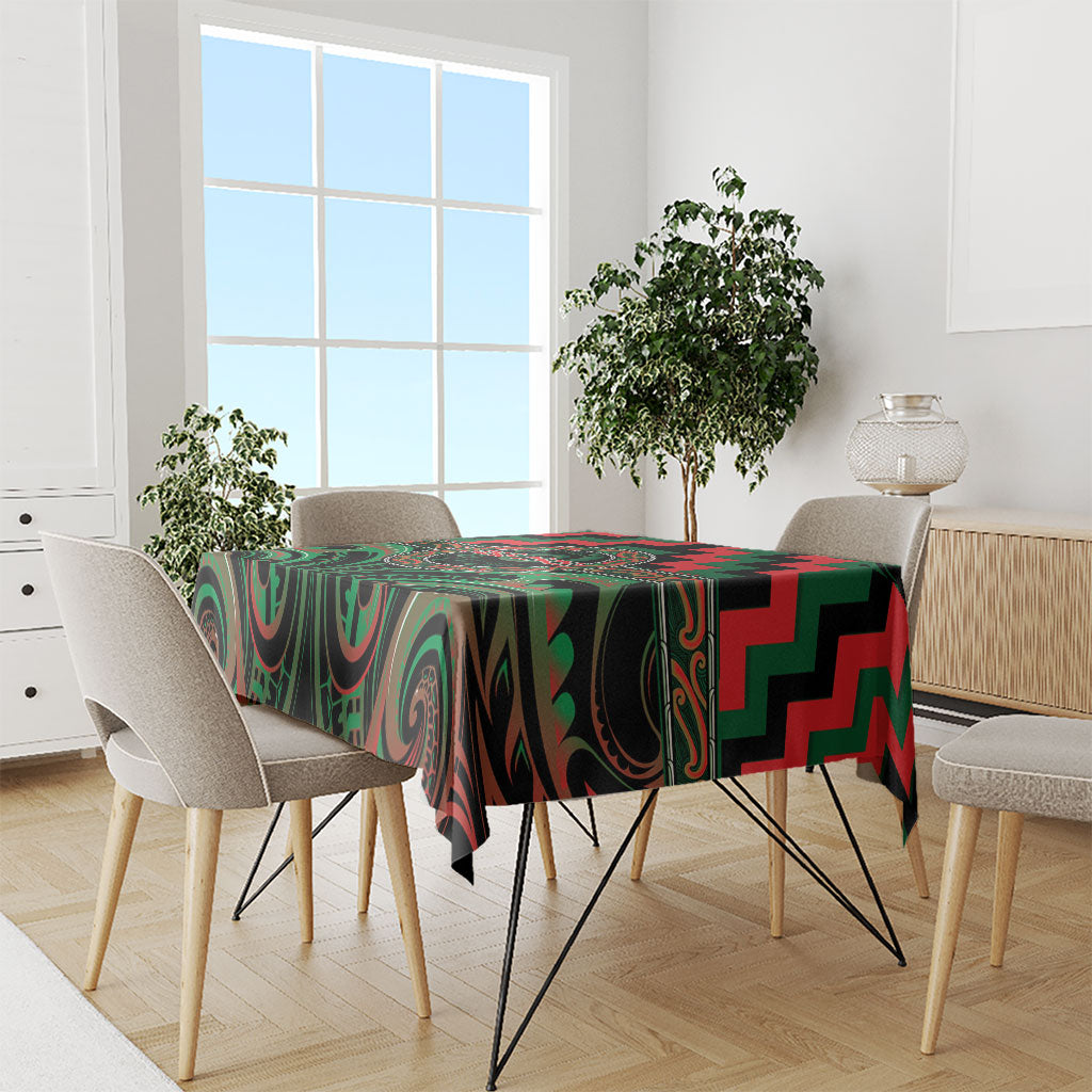 Aotearoa Ngai Tuhoe Tablecloth Maori Iwi Poutama Puhoro Tattoo LT14 - Polynesian Pride