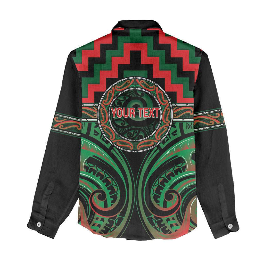 Aotearoa Ngai Tuhoe Personalised Women Casual Shirt Maori Iwi Poutama Puhoro Tattoo LT14 - Polynesian Pride
