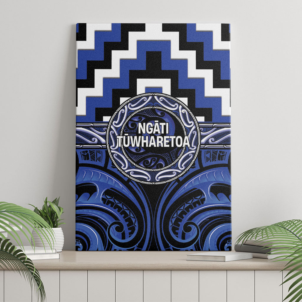 Aotearoa Ngati Tuwharetoa Canvas Wall Art Maori Iwi Poutama Puhoro Tattoo LT14 - Polynesian Pride
