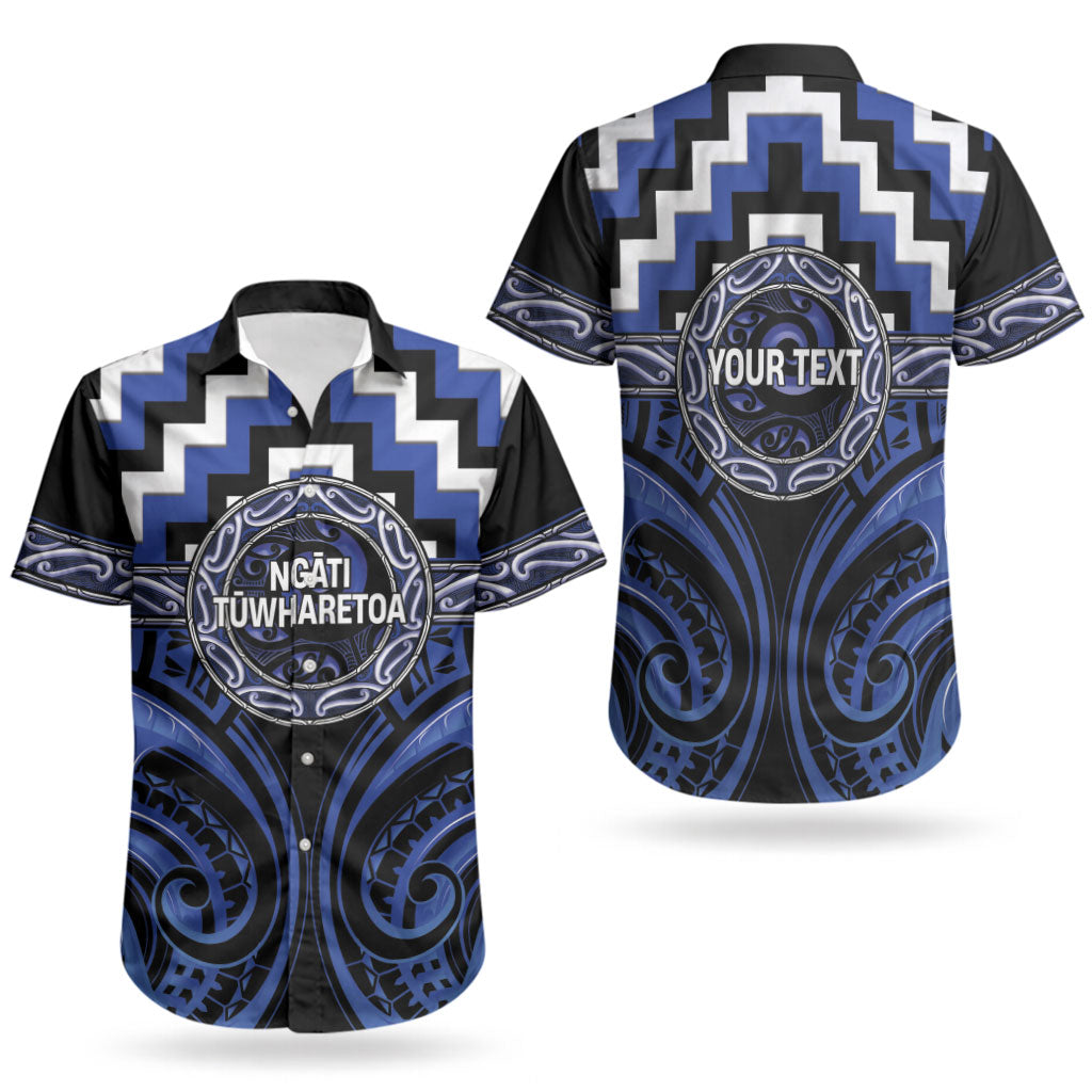 Aotearoa Ngati Tuwharetoa Personalised Couples Matching Long Sleeve Bodycon Dress and Hawaiian Shirt Maori Iwi Poutama Puhoro Tattoo LT14 - Polynesian Pride