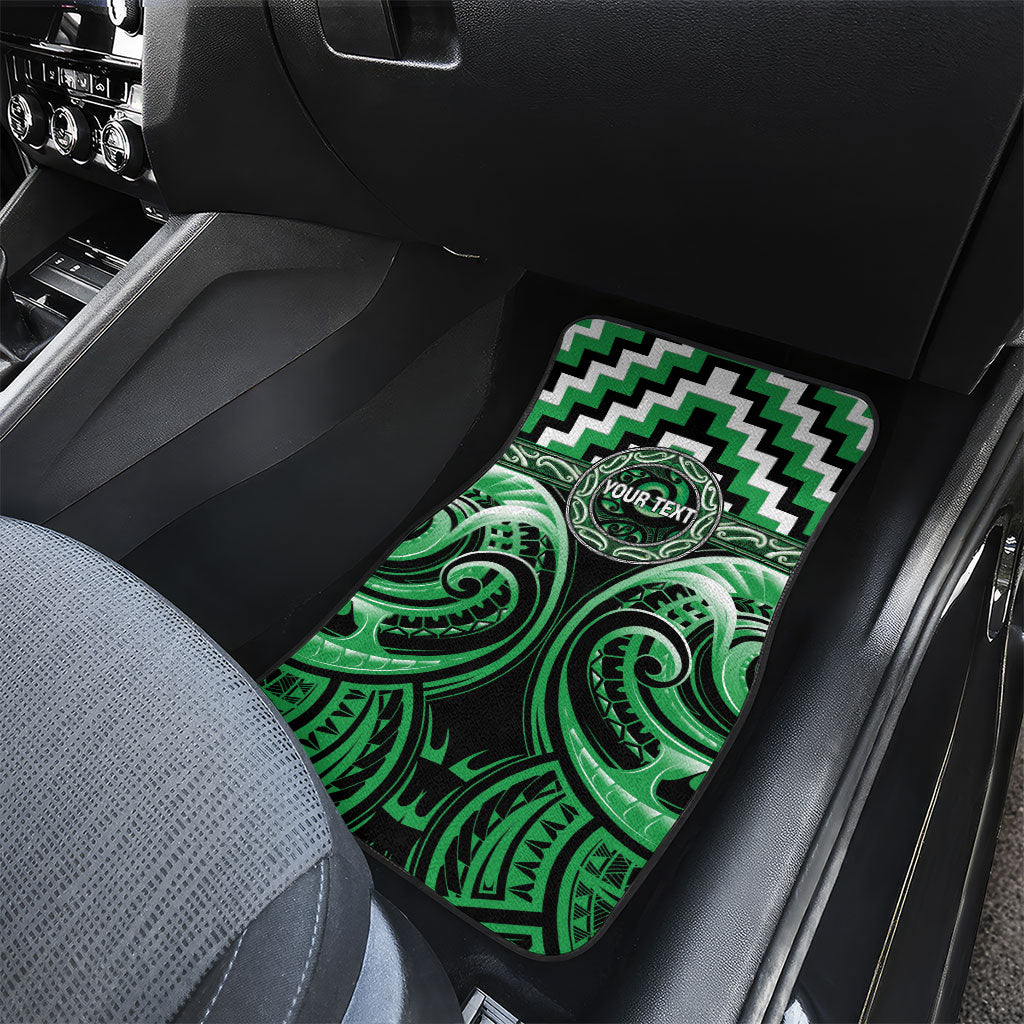 Aotearoa Ngai Tahu Personalised Car Mats Maori Iwi Poutama Puhoro Tattoo LT14 - Polynesian Pride